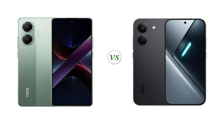 مقایسه گوشی های پوکو x8 pro و x7 pro